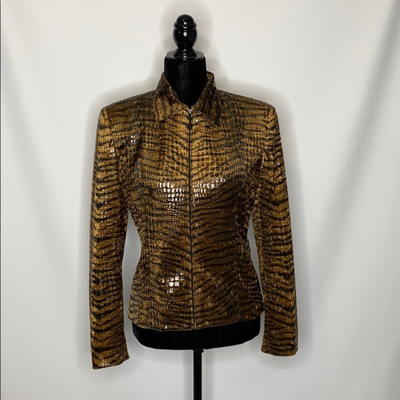 Vintage Tiger Print jacket - Picture 2 of 6